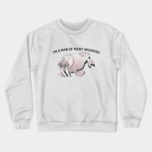 Walrus Whiskers Crewneck Sweatshirt